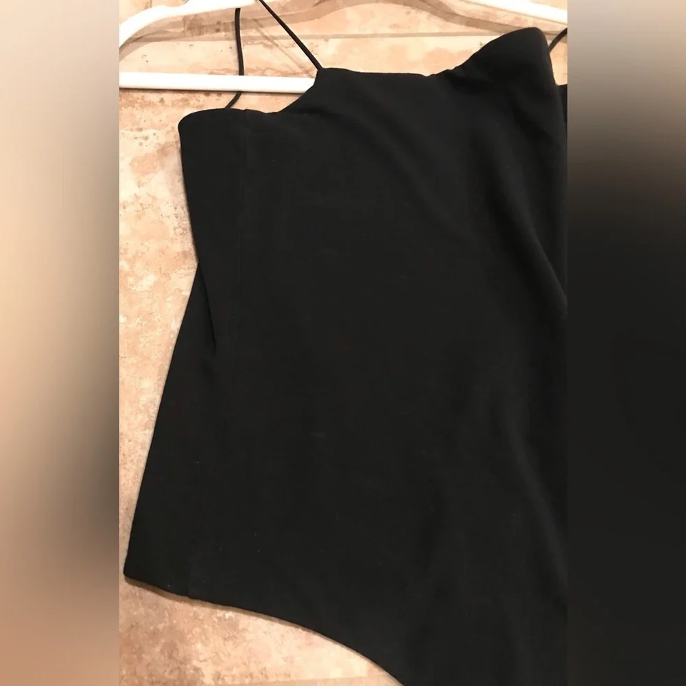 Banana Republic Black Spaghetti Strap Bodysuit - Size S - Picture 8 of 12
